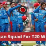 Afganistan Squad For T20 World Cup