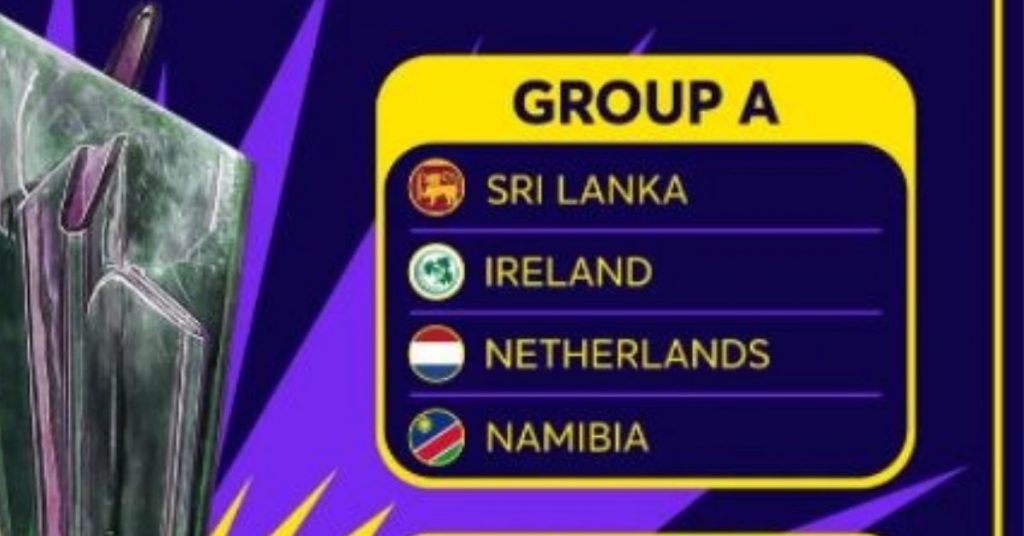 T20 World Cup Round 1 Schedule