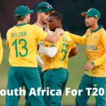 Team South Africa For T20 World
