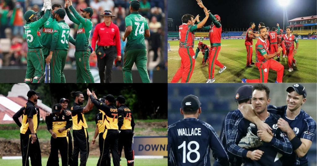 T20 World Cup Qualifying Round Group A & Group B